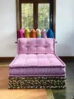 Boho Moroccan Modular Sectional Mah Jong Sofa Couch - Custom Lounge Seater + Mat