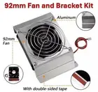 Upgrade For Kings 85L & 130L Upright Fridge Alloy Fan Bracket & 92mm Fan Kit 12V