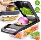 Vegetable Chopper Kitchen Mandoline Vegetable Slicer Potato Dicer Chopper Set