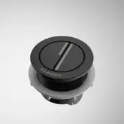 Caroma Luna Geo Profile 4 Round Cistern Toilet Flush Button Matte Black 415028BL