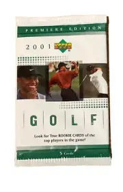 2001 Upper Deck Tiger Woods Hobby Pack