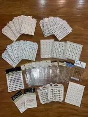 PEARL Embellishments Scrapbooking Junk Journal 30+ Packs NEW Stickers