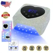Cordless UV Nail Lamp 72W - Rechargeable Nail Dryer with Smart Timer & Sensor