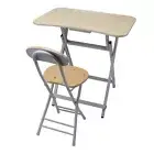 Folding Desks And Chairs With Cup Slot Drawer Reading Shelf Folding Table And Ch