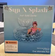 Sun & Splash 6" Wall 20-gallon Pool, Sand Or Ball Pit 35" Diameter W/ Easy-drain