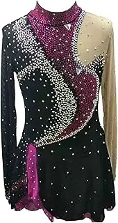 [Zagitova] Figure Skating Dress for Girls with Shiny Rhinestone Handmade Women Patchwork Ice Competition Dance Outfit