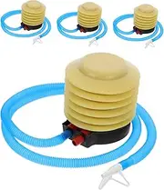 LOORGVEL Portable Inflatable Foot Pump for Adults Multipurpose Air Mattress Beach Ball and Balloon Inflator with Long Hose for Easy Use and Storage