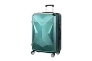 Wanderlite 28" 75cm Luggage Trolley Travel Suitcase Carry On Storage TSA Hardshell Atrovirens