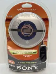 NEW Sony D-FJ200 CD Player Walkman Radio FM/AM/TV Built-in Synthesized Tuner