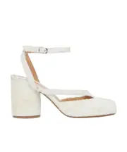 Tabi pumps 39 Pearl White