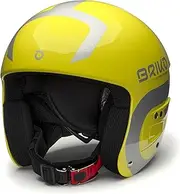 Briko Unisex Children's Helmet, Shiny Barberry Yellow Oslo Grey, XS