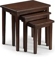 Julian Bowen Cleo Nest of Tables, Mahogany