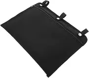 LALADEFIEE Travel Storage Bag Travel Hidden Pouch Washable Bag Pouch Bag Under Clothes Container Zipper Storage Bag Coat Hanger Diversion Bag Hiding Places for Valuables Polyester Black