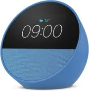Echo Spot Smart alarm clock with 2.8" LCD Display vibrant sound + Alexa Blue