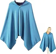 [DISPRA] Sun Protection Cape - Portable Lightweight Soft Quick Dry Hooded Cape - Sun Protection Clothing for Mountaineering Outdoor Sports Cooling Shawl
