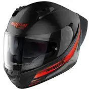N60-6 Sport Outset 021 Flat Black Red Full Face Helmet