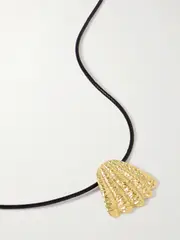 [YSSO] YSSO - Whisper Of The Wind Gold-plated And Cord Necklace - One size One size Gold