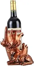 Wine Rack Home Red Holder Wine Glass Rack Bar S,Elk Resin Personality Creative Wine Cabinet Decoration Living Room Restaurant Kitchen Practical Elegant Interesting KeYJ