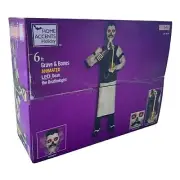6 ft Bartender Dean the Deathologist Animated Halloween LED Prop Home Depot NEW