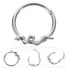 Snake Septum Ring Titanium Steel Nose Ring Snake Piercing Jewelry Women Nose