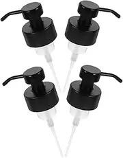 CANIGHT 4pcs Stainless Steel Soap Pump Replacement Head Foaming Dispenser Top for Hand Soap Lotion Elegant Design for Kitchen and Bathroom Use
