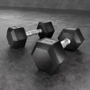 Everfit 20Kg Dumbbells Set Dumbbells Weights Lifting Bench Gym Workout 2X10Kg