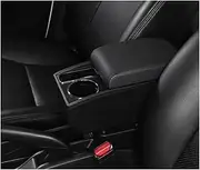 Arm Storage Box for F&iat 500 for F&iat for Cronos Car Armrest Box Storage Box Cup Holder Interior Car Armrest Storage Box(W1 Fast Charging)