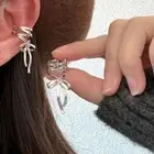 Bowknot Chain Cartilage Helix Clip On Ear Cuff Tassel Hot Earrings J8 Q0F0