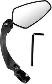 GRIRIW 1Pc Bike Mirror Rotating Rearview Mirror for Mountain Bikes Durable Right Side Handlebar Mirror Cycling Enthusiasts