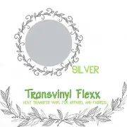 Heat Transfer Vinyl htv Soft High Stretch Cutting Machines iron On 10" SILVER