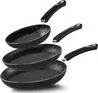 Non Stick Frying Pan Set 3 Pcs Induction Hob Pan Set Professional Chefs Pan Sets