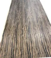 Ebony Macassar wood veneer sheet 48" x 96" on paper backer 1/40" thickness