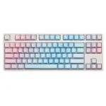 PBT藍色妖姬正側刻透光浸染鍵帽 FILCO87 104 CHERRY櫻桃3800 8.0