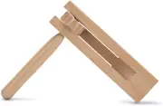 Traditional Matraca Toy - Wooden Spinning Rattle Ratchet Noise Maker for Games,