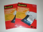 3M SCOTCH LAMINATING POUCHES LETTER SIZE LOT OF 2 PACKS