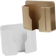 KITANDOVE Convenient Wall-Mounted Phone Charger Self-Adhesive Phone Holder USB Connector Charging Bracket for Mobile