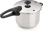 Stainless Steel Pressure Cooker Presto 50 01365 6-Quart Deluxe Metallic NIB