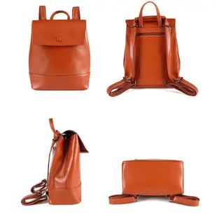 【台灣出貨+超取免運】女士真皮復古後背包Ladies Genuine leather backpack