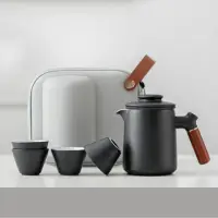 在飛比找momo購物網優惠-【Orange Plus 悅康品家】享憩茶 旅行陶瓷茶具組(