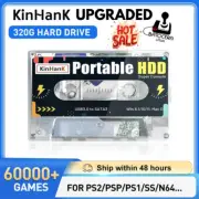 Super Console 320GB Gaming HDD 60000 Games 70 Emulators DC/MAME/SS/PS1