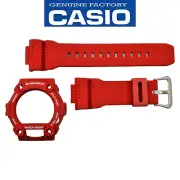 Genuine Casio G-Shock Original G-7900A-4 Watch band & Bezel Rubber Set Red