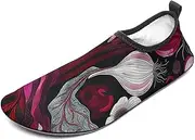 [BTCOWZRV] Water Shoes for Women Men Beets and Onions Water Sports Shoes Slip-on Breathable Lightweight Athletic Aqua Sock