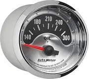 Auto Meter 1248 American Muscle 2-1/16" Electric Oil Temperature Gauge (140-300 Degree F, 52.4mm)