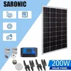 200W 12V Mono Solar Panel Kit 200W Watt Home Off Grid Battery Charging Regulator