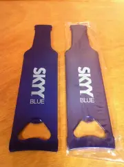 Skyy Blue Vodka Blue Bottle Shaped Bottle Opener Speed Wrench - Set of 2 New F/S