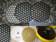 Diamond Polishing Pads 5 inch Dry 12+1 Glaze Buff Granite Concrete Stone quartz