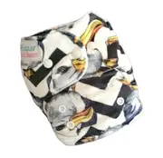 Front Snap Cloth Nappy #18 - minky