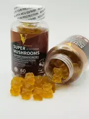 Super Mushroom Gummies 2500mg 60ct. X 2 Bottles Super Antioxidant,boost immune