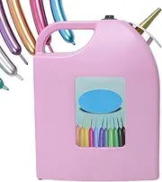 Electric Balloon Inflator, Air Balloon Blower, Rechargeable Twisting Modeling Balloon Pump, Portable Balloon Air Pump with Shoulder Bag, for Birthday Party Decoration A