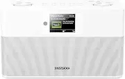 KENWOOD CR-ST80DAB-W Stereo Compact Radio (2 x 10 W RMS, Bass Reflex Speaker DAB+, FM, Bluetooth, Line-in, Line-Out, Alarm Function, Sleep Timer, TFT Colour Display, Remote Control)